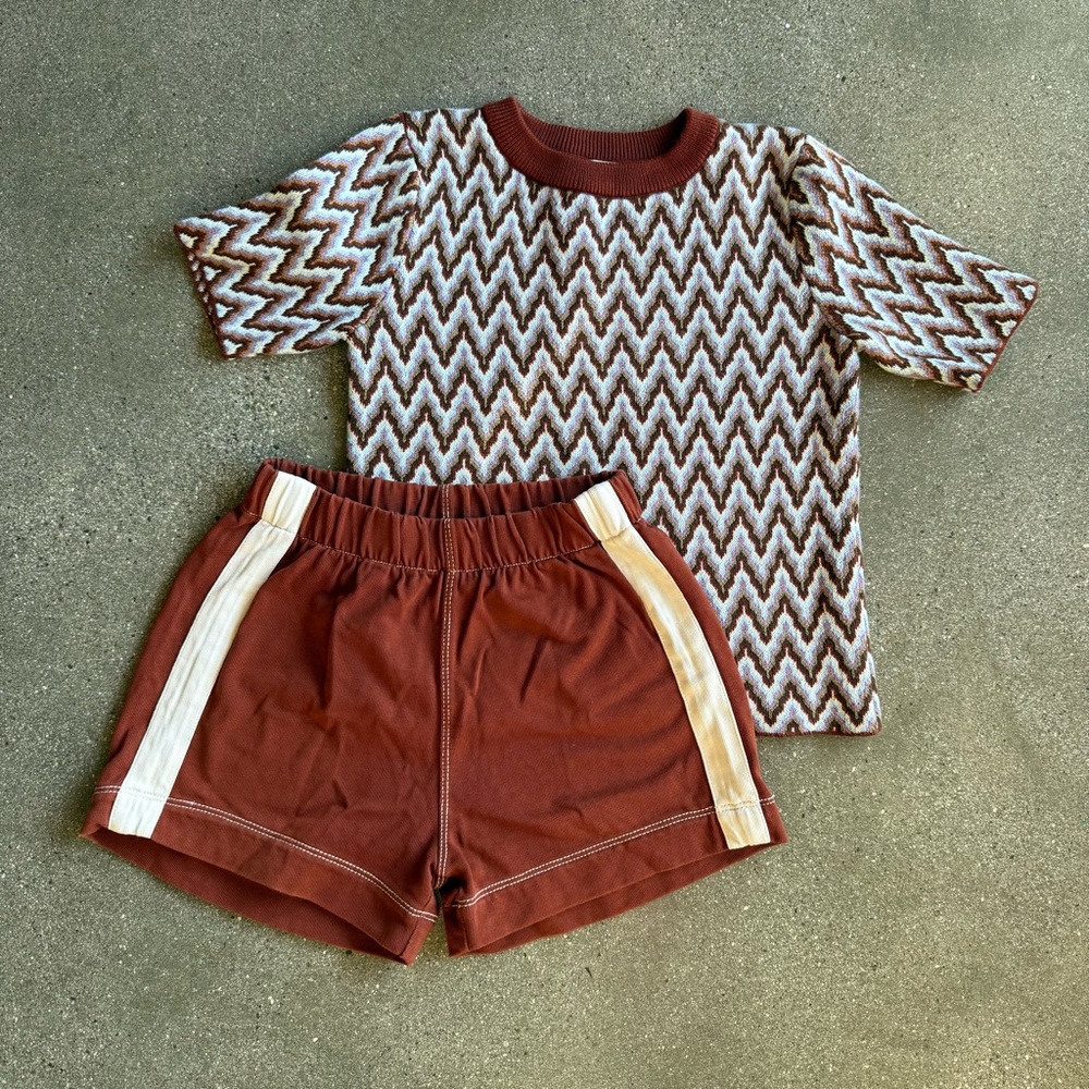 Misha & Puff knit top + shorts